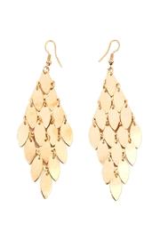  Layered Chandelier Leaf Earrings