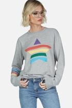  Laura Rainbow Vintage Pullover