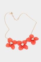  Coral Flower Necklace