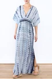  Blue Smocked Maxi Dress
