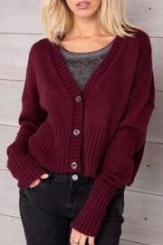  Cropped Button Cardigan