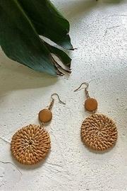 Rattan 2-circles Earrings