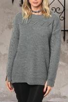  Infinite Lace-up Sweater