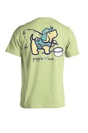  Puppielove Fishing Tee