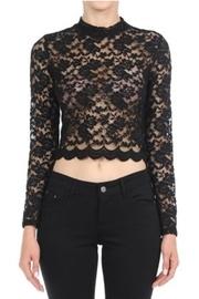  Lace L/s Crop-top