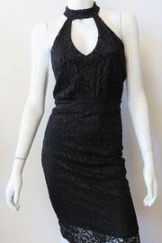  Black Lace Choker Dress
