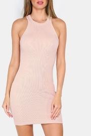  Nude Racerback Mini Dress