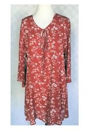  Orange Flora Tunic