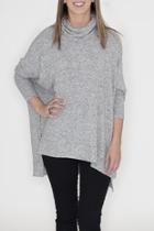  Heather Cowl Neck Sweater