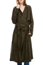  Suede Belted Jacket