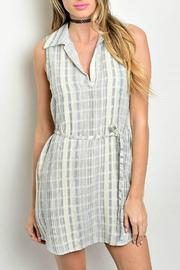  Linen Striped Dress