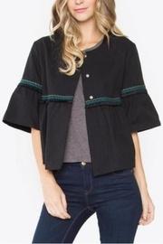  Button Fringe Jacket