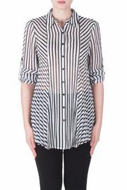 Roll Sleeve Tunic Blouse