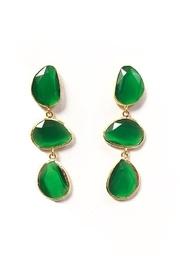  Long Hanging-gemstone Earrings