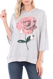  Rose Hoodie Top