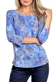  Floral Rib Tee