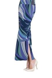  Swirl Print Skirt
