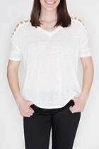  Strap Shoulder Top