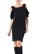  Draped Sleeve Dress