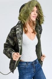  Camo Faux-fur-lined Jacket