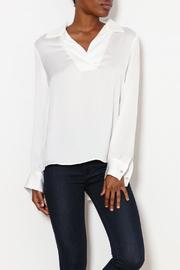  Collared Henley Blouse