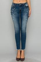  Pearl Detail Jeans