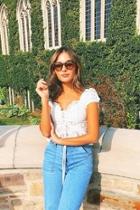  Bonnie Eyelet Top