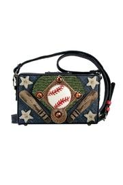  Baseball Leather Purse