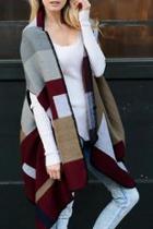  Multi Color Poncho