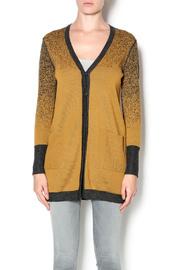  Reversible Speckled Long Cardigan
