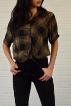  Checker Button Down