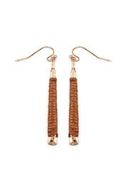  Brown Wrapped Earrings