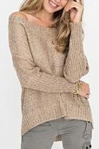  Gold Shimmer Sweater