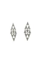  Long-triangle Drop Earrings