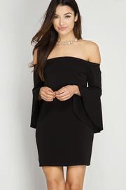  Bell Sleeve Arm Dress