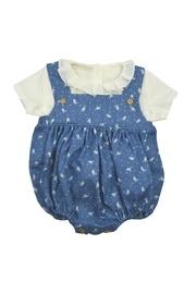  Bird Denim Romper