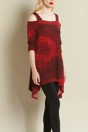  Diamond Print Tunic Top