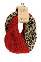  Red-leopard Infinity Scarf