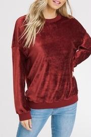  Corded Velour Pullover