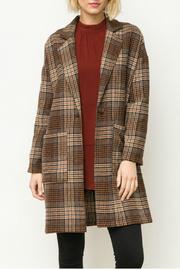  Drop Shoulder One Button Jacket