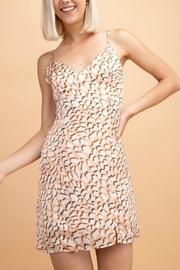 Peachy Leopard Dress