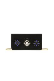  Jeweled Velvet Clutch