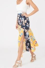  Mixed Print Skirt