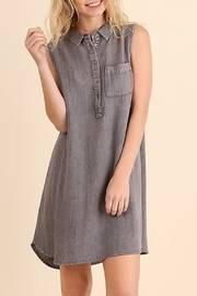  Washed Chambray Dress