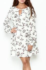  Long Sleeve Cream Dress