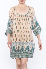 Beige Boho Dress