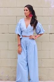 Chambray Crop Set