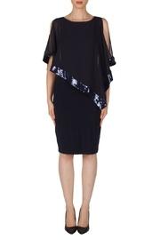  Sequin Trimmed Dress