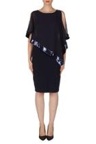  Sequin Trimmed Dress