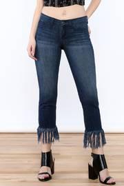  Fringe Cigerette Jeans